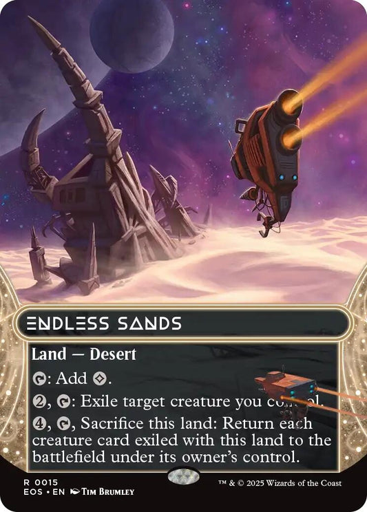 Endless Sands (0015) (Borderless) (15) (Edge of Eternities: Stellar Sights)