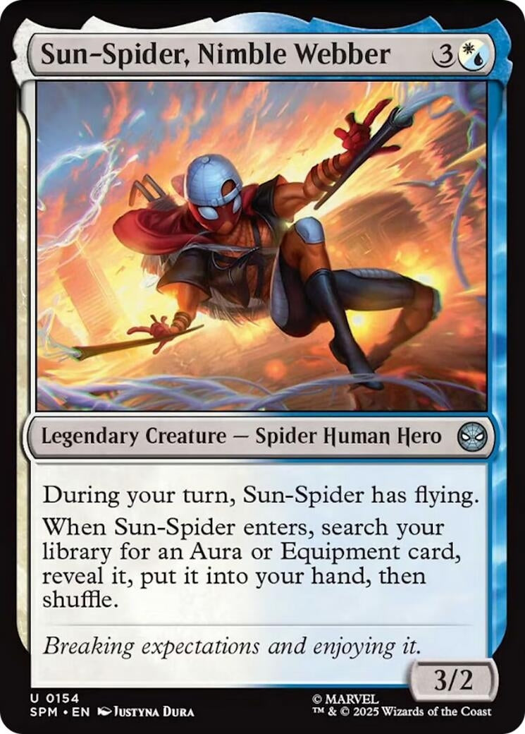 Sun-Spider, Nimble Webber (154)