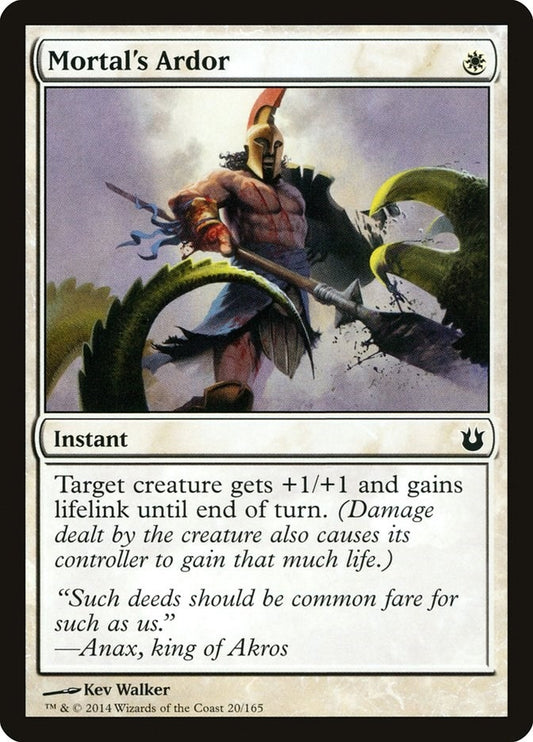 Mortal's Ardor (20) (Born of the Gods)