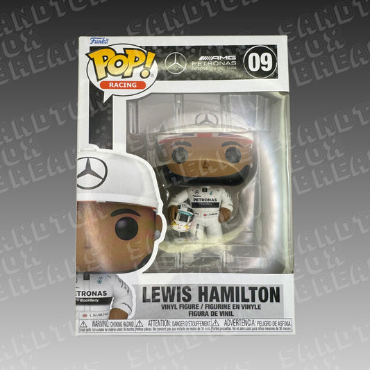 Lewis Hamilton with Helmet (White Race Suit) 9