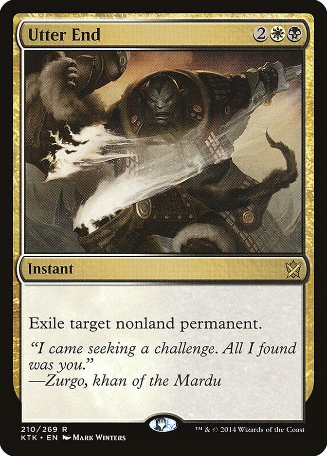 Utter End (210) (Khans of Tarkir)