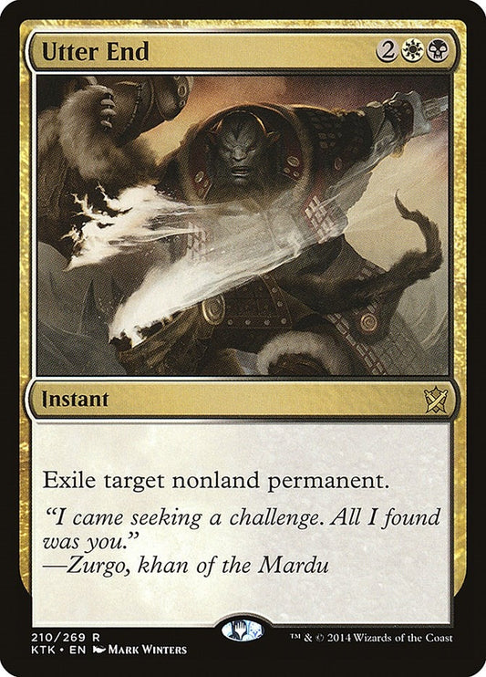 Utter End (210) (Khans of Tarkir)