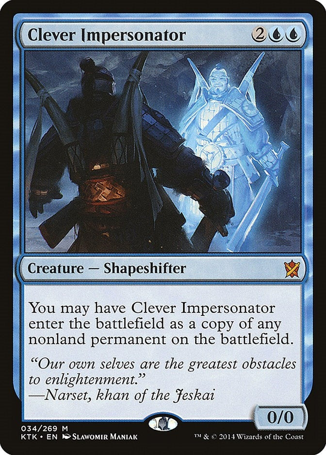 Clever Impersonator (34) (Khans of Tarkir)