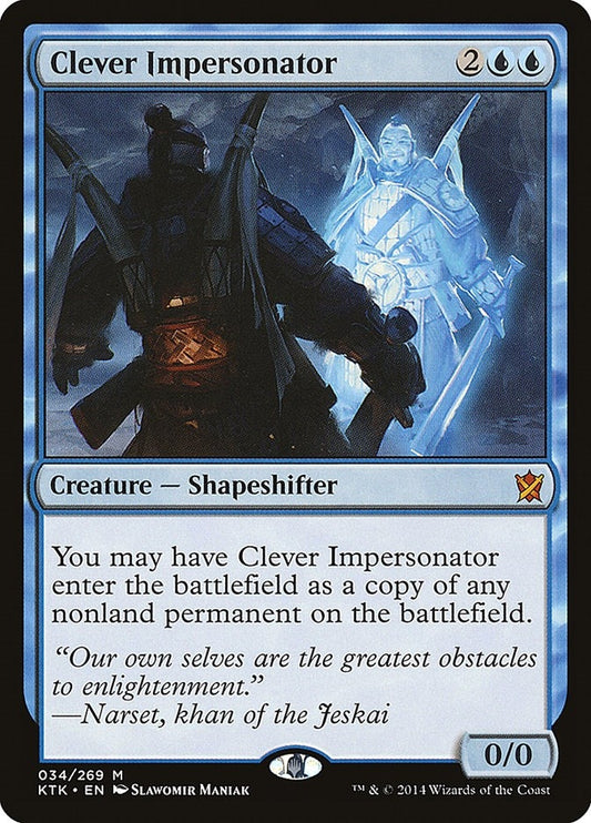 Clever Impersonator (34) (Khans of Tarkir)