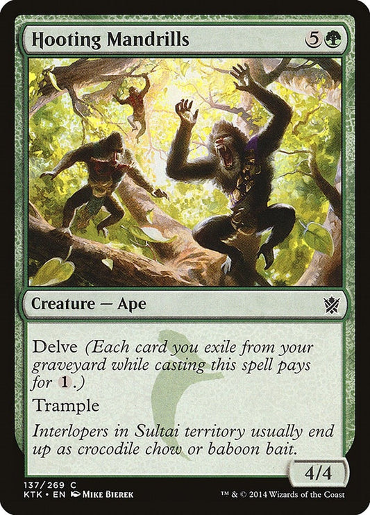 Hooting Mandrills (137) (Khans of Tarkir)