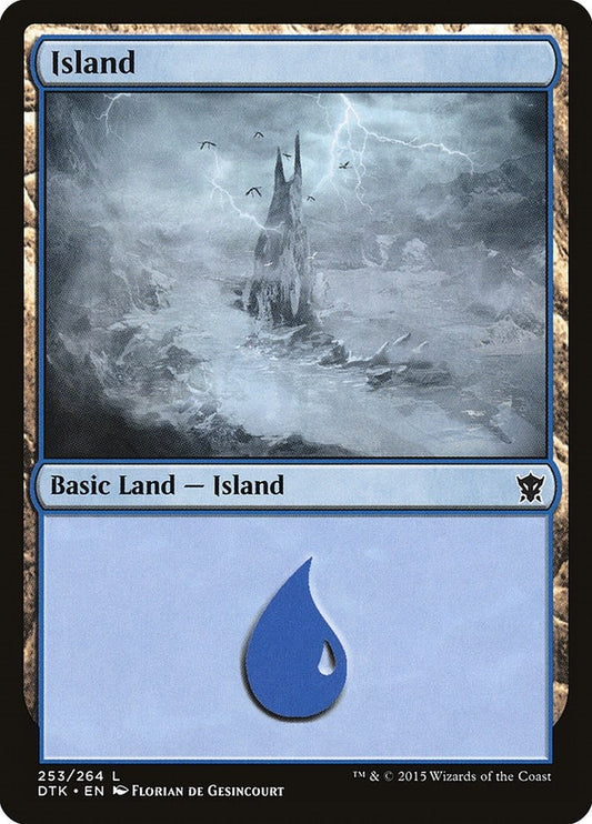 Island (253) (253) (Dragons of Tarkir)