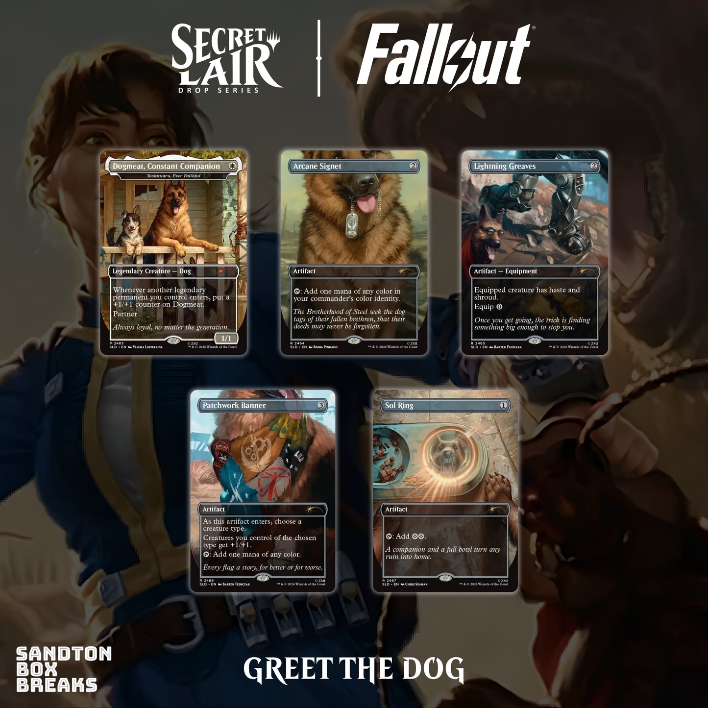 Pre-Order Secret Lair x Fallout®: Greet the Dog
