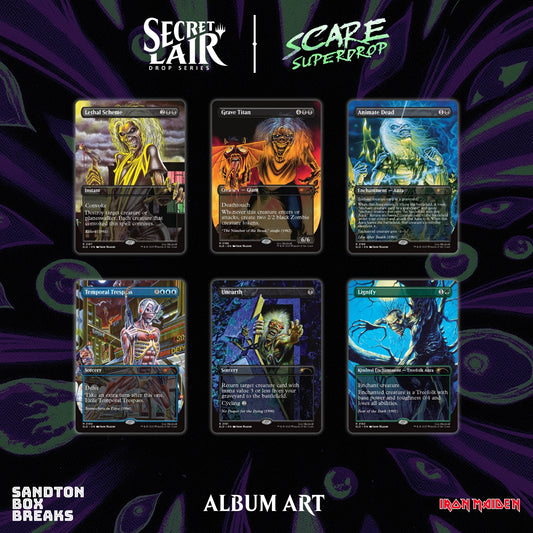 Pre-Order Secret Lair x Iron Maiden: Album Art