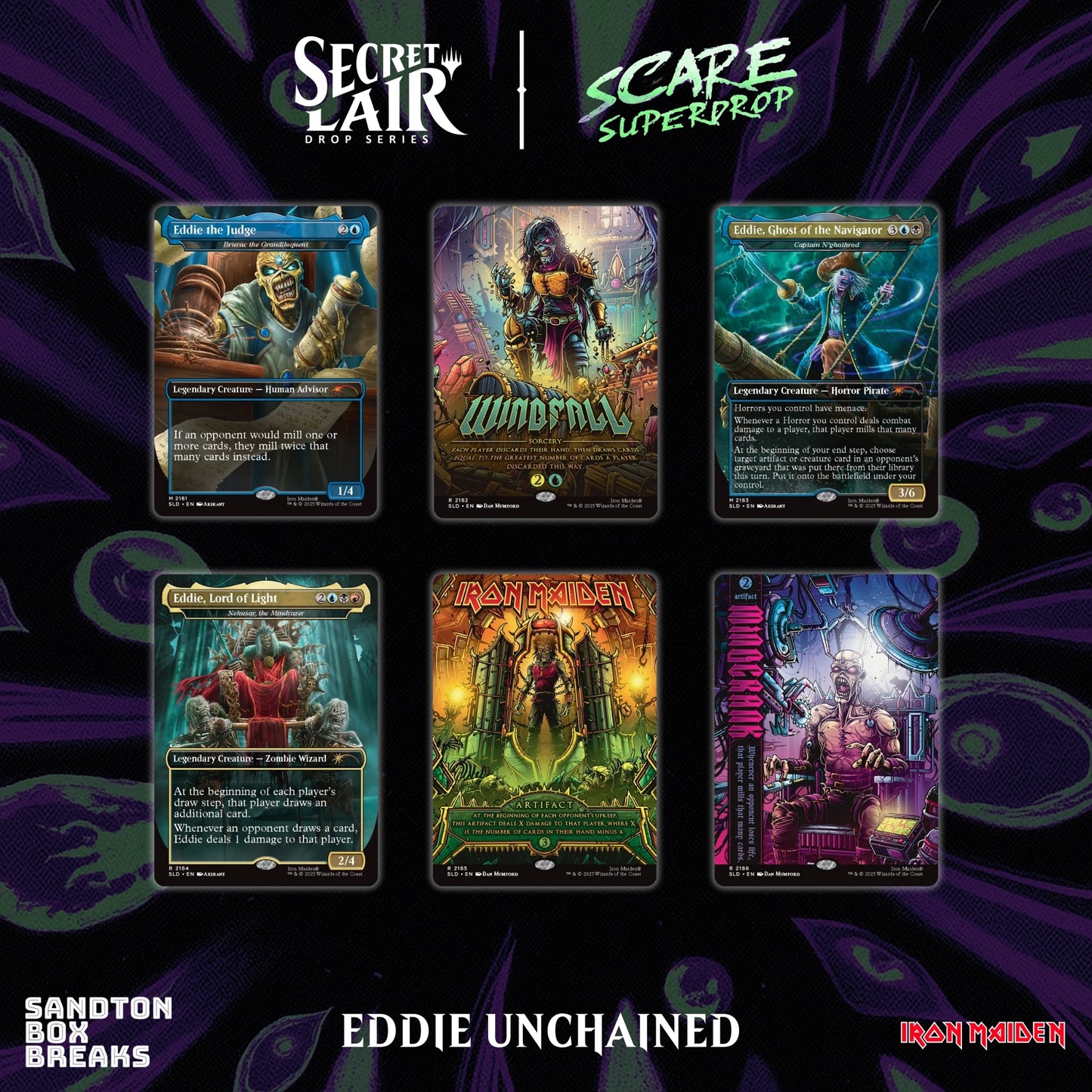 Pre-Order Secret Lair x Iron Maiden: Eddie Unchained